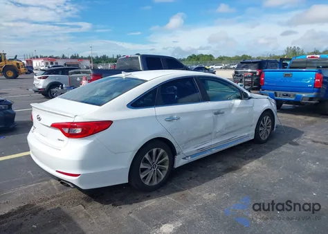 2016 Hyundai Sonata Sport from USA, damaged, VIN 5NPE34AF5GH376973